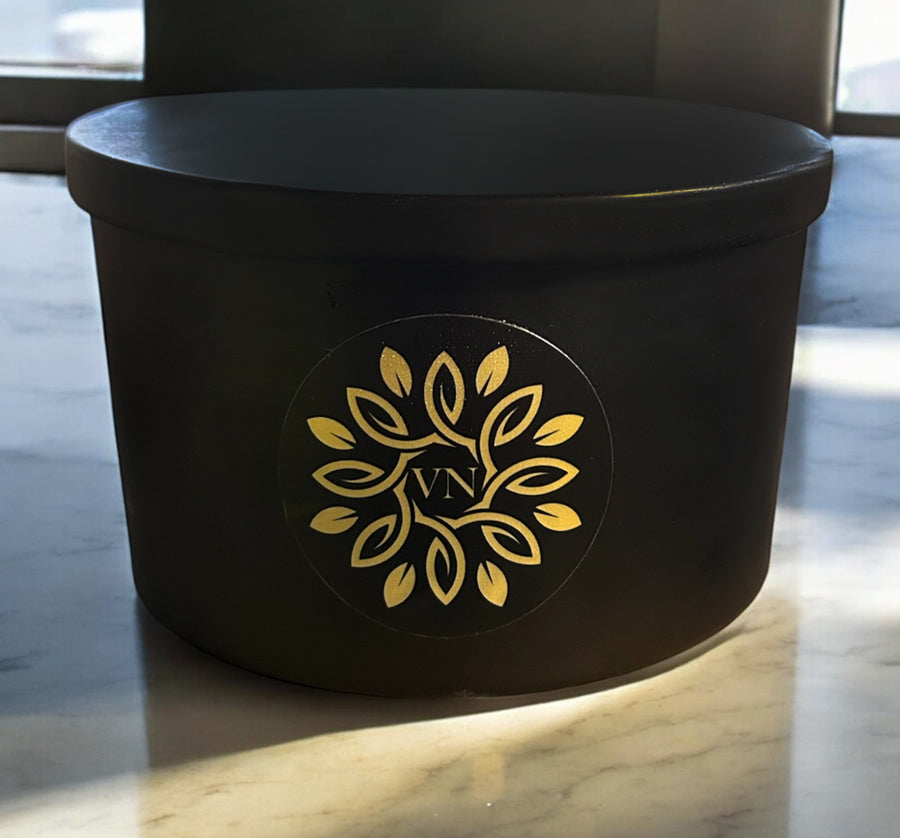 VN Black Three-Wick Soy Candle